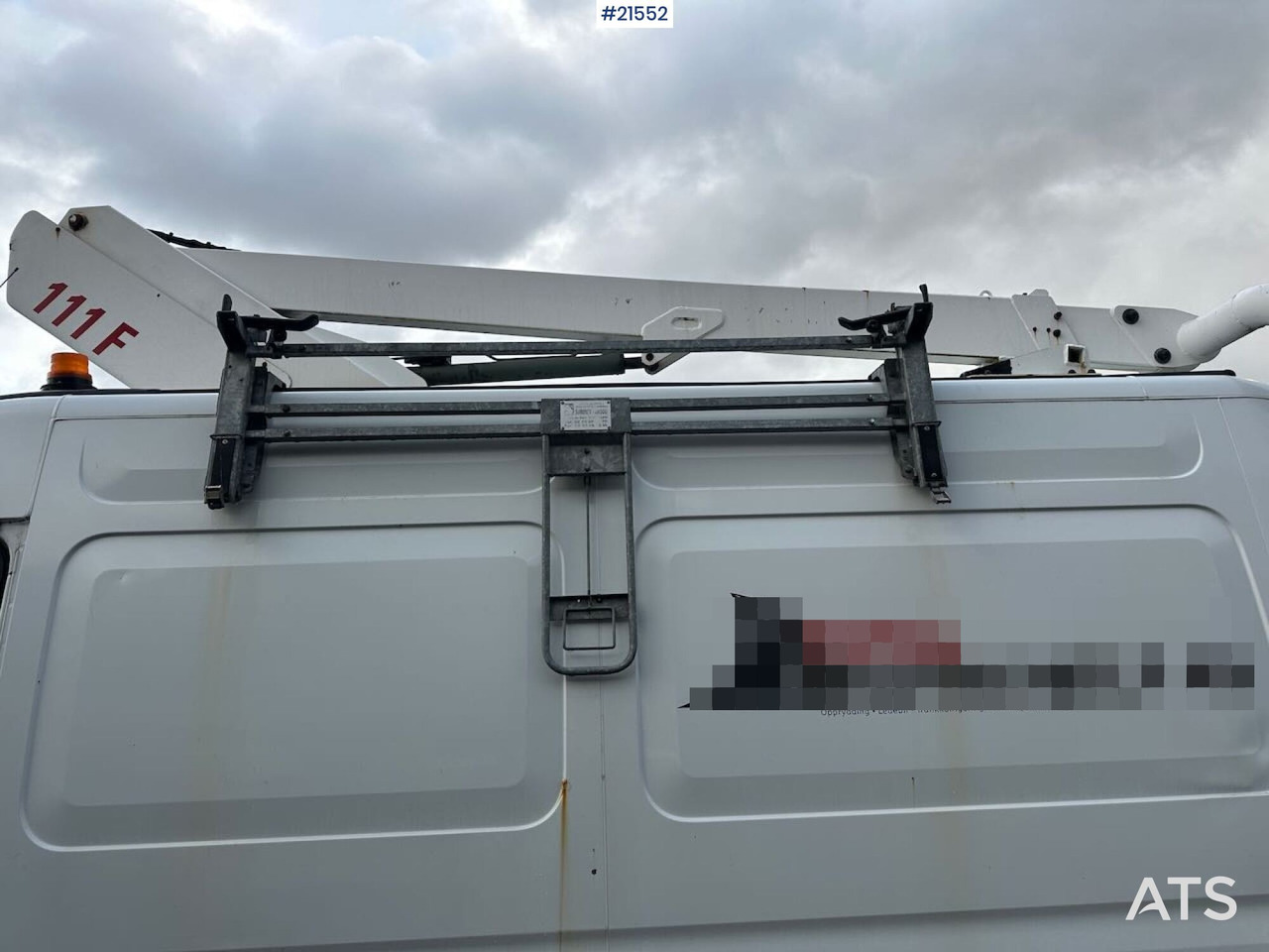 Vazdušna platforma montirana na kamion, Furgon Renault Master liftbil m/ France Elevateur løftekurv. SE VIDEO: slika 19