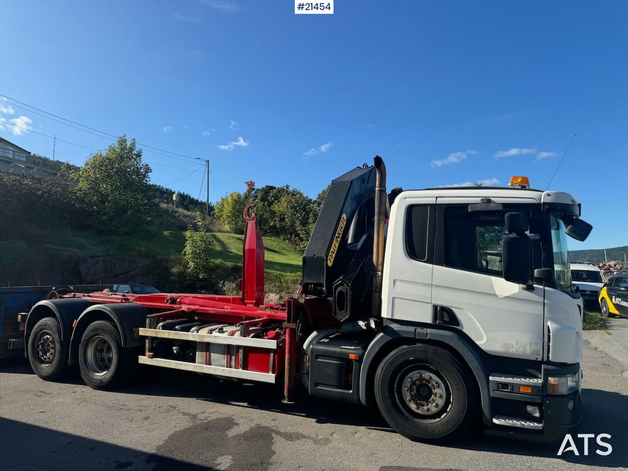 Kamion sa dizalicom Scania P340 Krok/kranbil 23 t/m Palfinger kran: slika 42