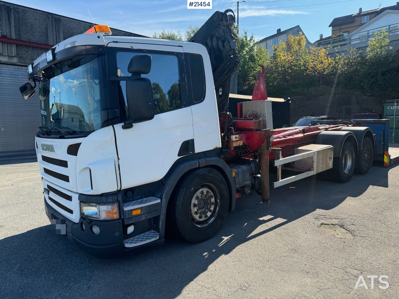 Kamion sa dizalicom Scania P340 Krok/kranbil 23 t/m Palfinger kran: slika 8