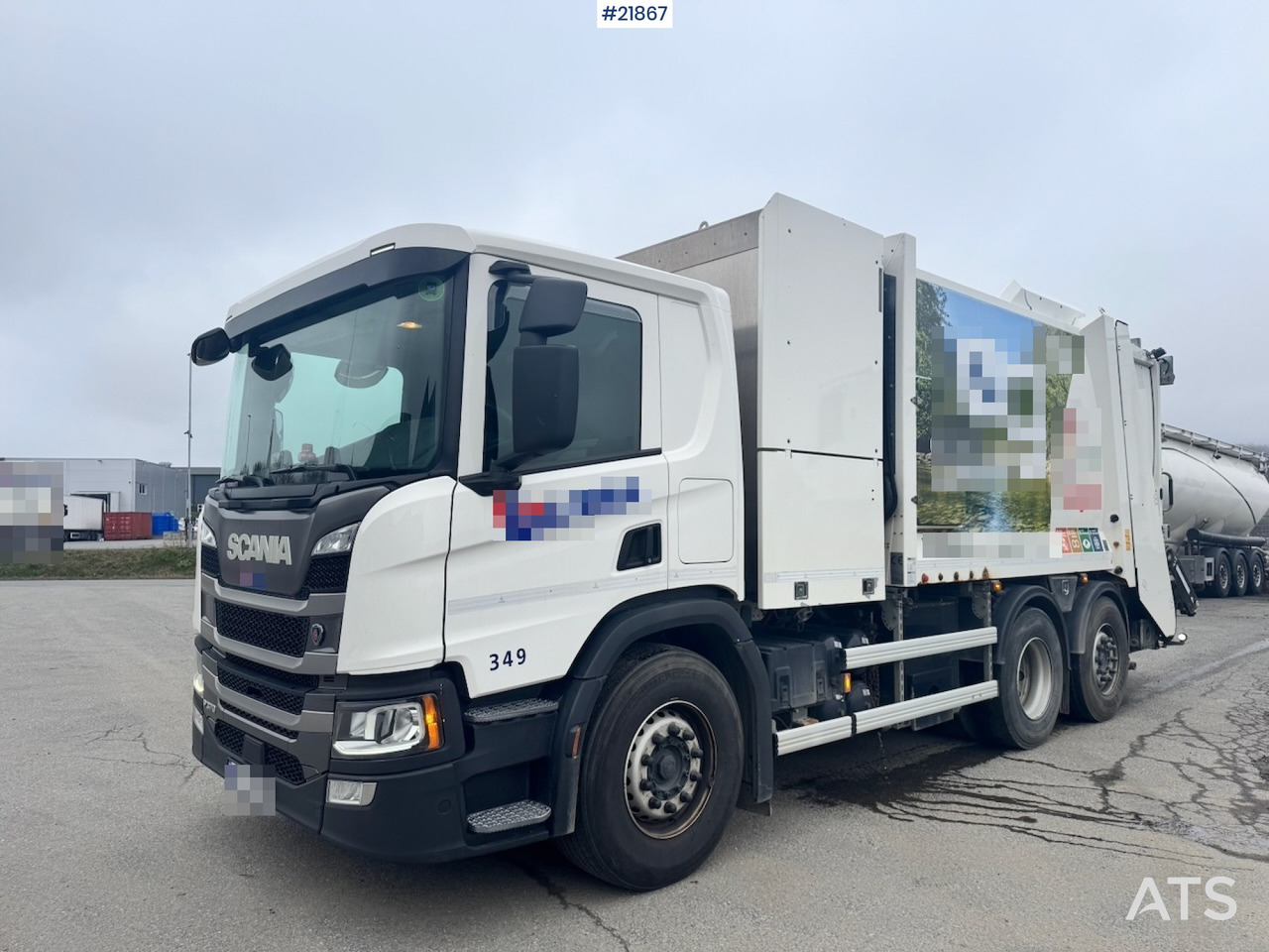 Scania P370 Renovasjonsbil m/ Vaskeanlegg. SE VIDEO - Kamion za smeće: slika 2 Scania P370 Renovasjonsbil m/ Vaskeanlegg. SE VIDEO - Kamion za smeće: slika 2
