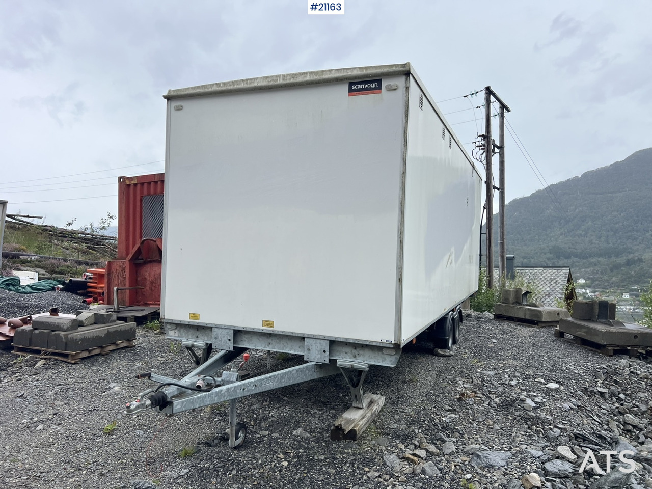 Scanvogn Boligbrakke - Građevinski kontejner, Prikolica: slika 2 Scanvogn Boligbrakke - Građevinski kontejner, Prikolica: slika 2