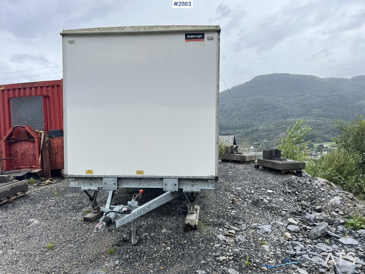 Scanvogn Boligbrakke - Građevinski kontejner, Prikolica: slika 3 Scanvogn Boligbrakke - Građevinski kontejner, Prikolica: slika 3