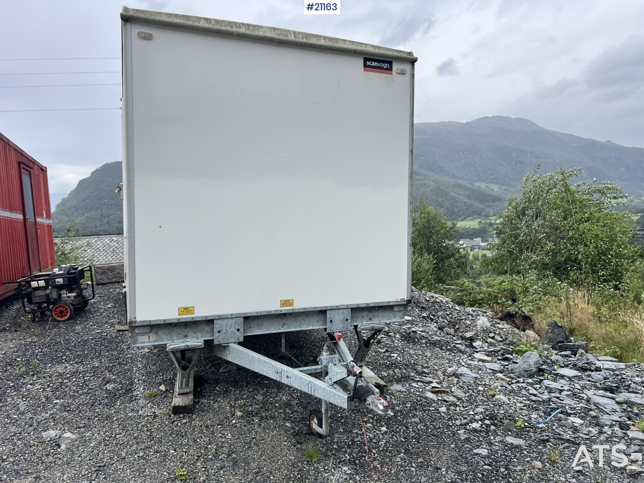 Scanvogn Boligbrakke - Građevinski kontejner, Prikolica: slika 5 Scanvogn Boligbrakke - Građevinski kontejner, Prikolica: slika 5