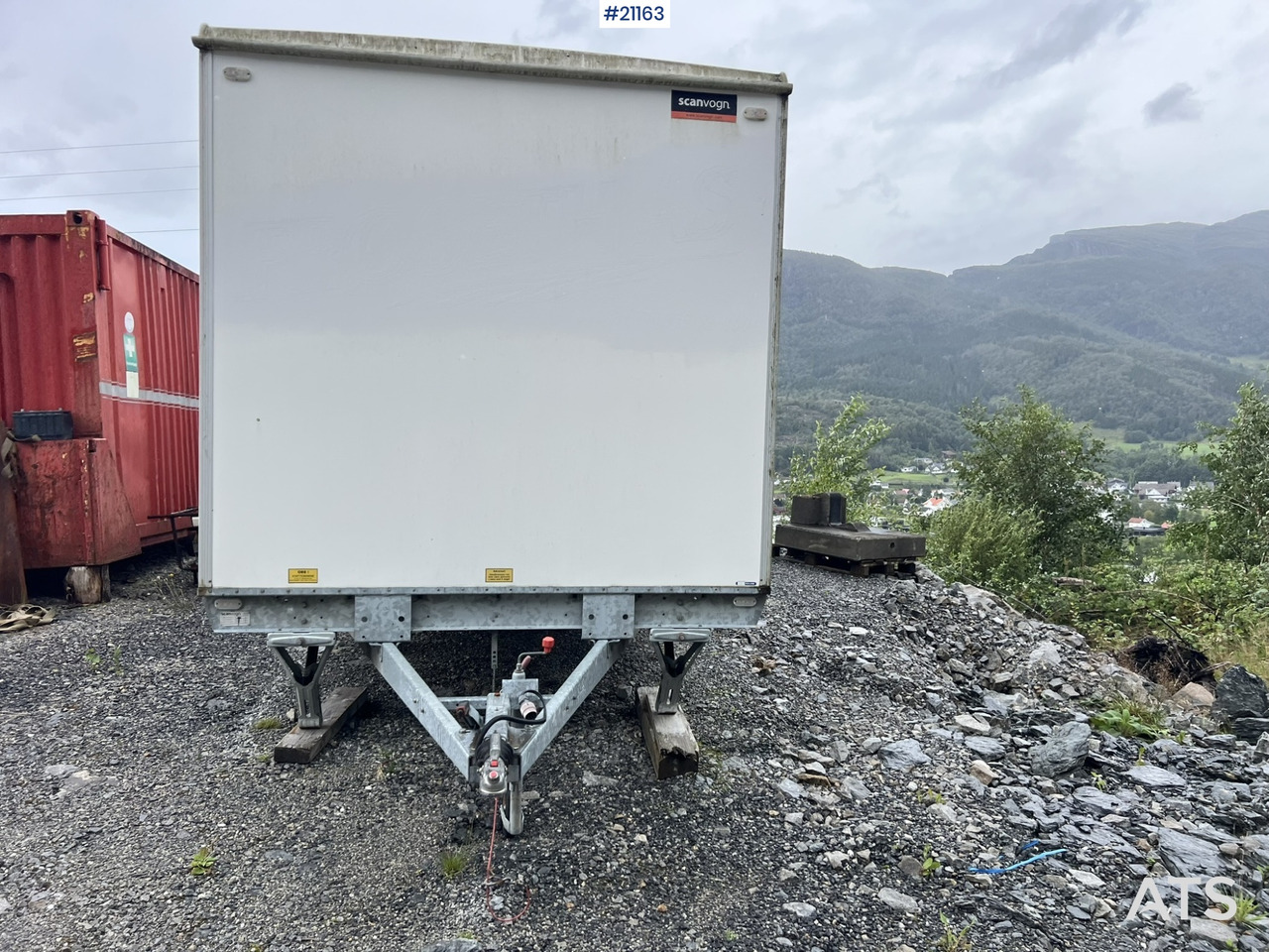 Scanvogn Boligbrakke - Građevinski kontejner, Prikolica: slika 4 Scanvogn Boligbrakke - Građevinski kontejner, Prikolica: slika 4