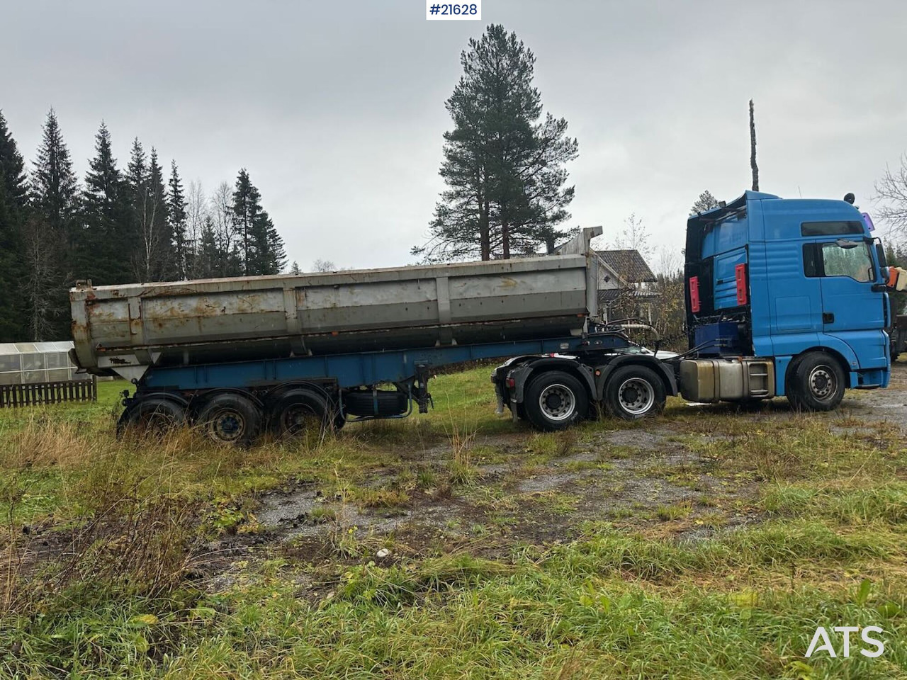 MAN TGA 28.530 6x2 trekkvogn m/ 1987 L.A.G Bree 3 akslet tippsemi SE VIDEO - Tegljač: slika 2 MAN TGA 28.530 6x2 trekkvogn m/ 1987 L.A.G Bree 3 akslet tippsemi SE VIDEO - Tegljač: slika 2