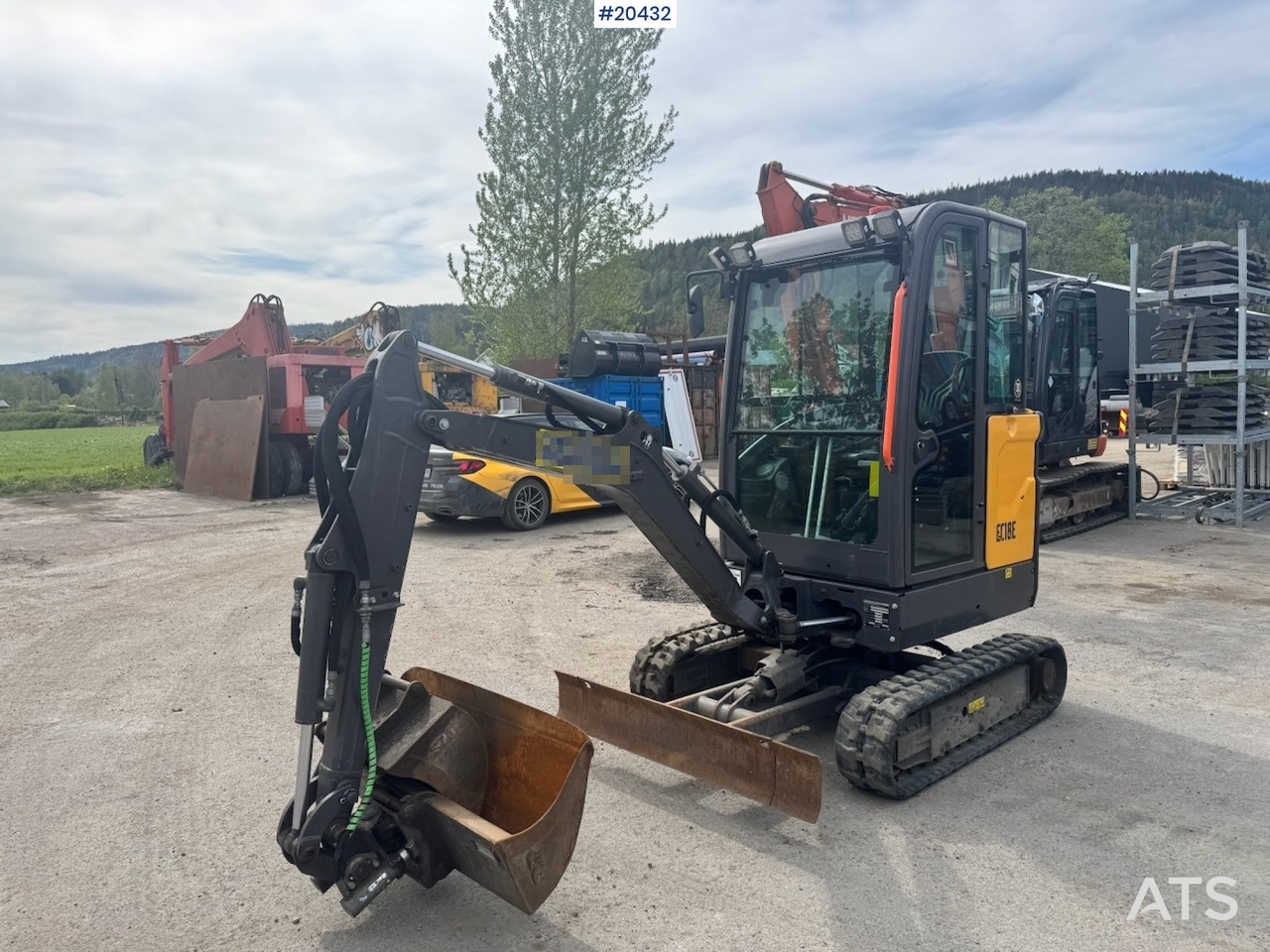 Volvo EC18E - Bager: slika 1 Volvo EC18E - Bager: slika 1