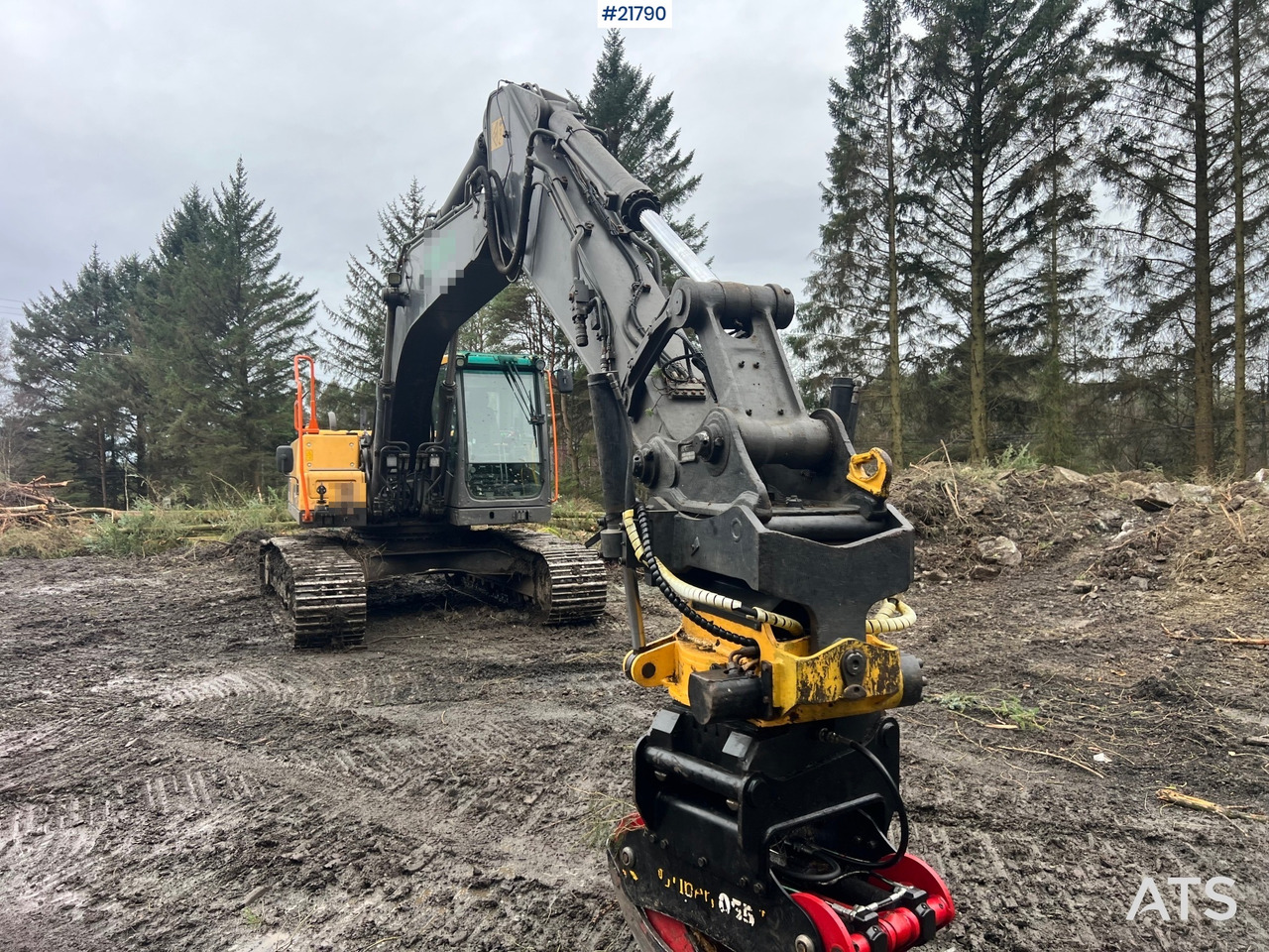Volvo ec210cl gravemaskin m/ rototilt, pusseskuffe og tannskuffe - Bager: slika 4 Volvo ec210cl gravemaskin m/ rototilt, pusseskuffe og tannskuffe - Bager: slika 4