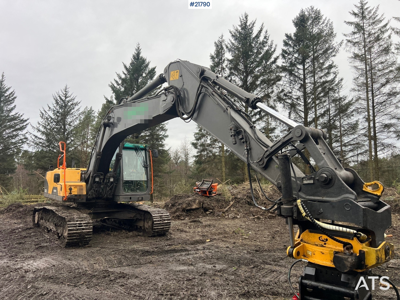 Volvo ec210cl gravemaskin m/ rototilt, pusseskuffe og tannskuffe - Bager: slika 5 Volvo ec210cl gravemaskin m/ rototilt, pusseskuffe og tannskuffe - Bager: slika 5