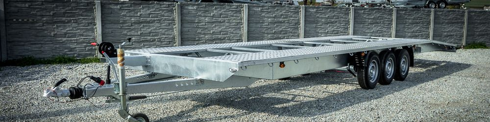 Boro nowa LAWETA Indiana, bardzo solidna 8,50m! - Prikolica za prevoz automobila: slika 1 Boro nowa LAWETA Indiana, bardzo solidna 8,50m! - Prikolica za prevoz automobila: slika 1