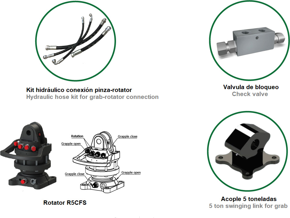 Agricultural grab PAF-10 - Kuka za Kran za kamion: slika 4 Agricultural grab PAF-10 - Kuka za Kran za kamion: slika 4