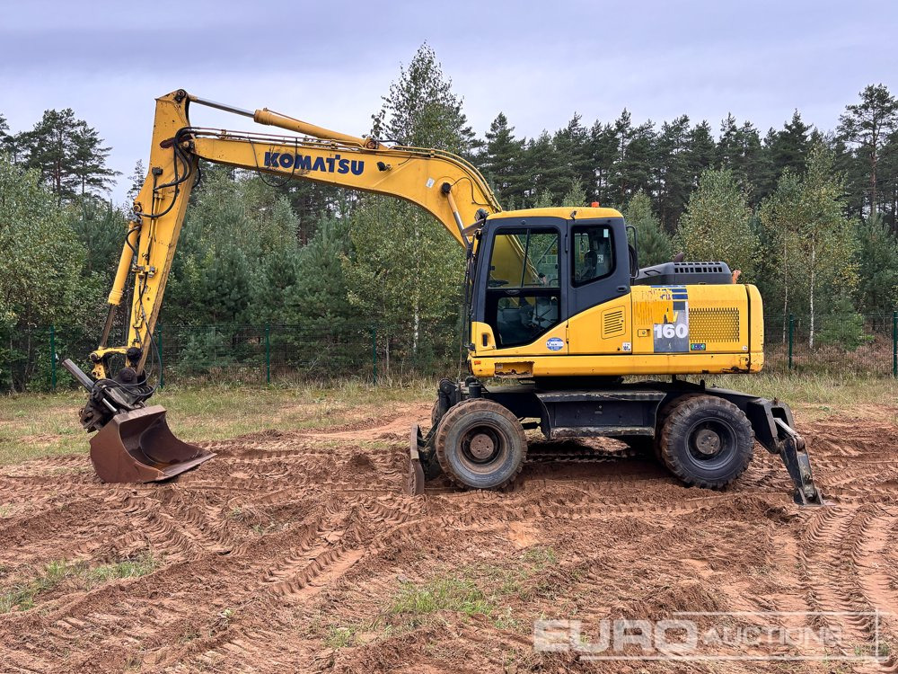 2011 Komatsu PW160-7E0 - Bager točkaš: slika 2 2011 Komatsu PW160-7E0 - Bager točkaš: slika 2