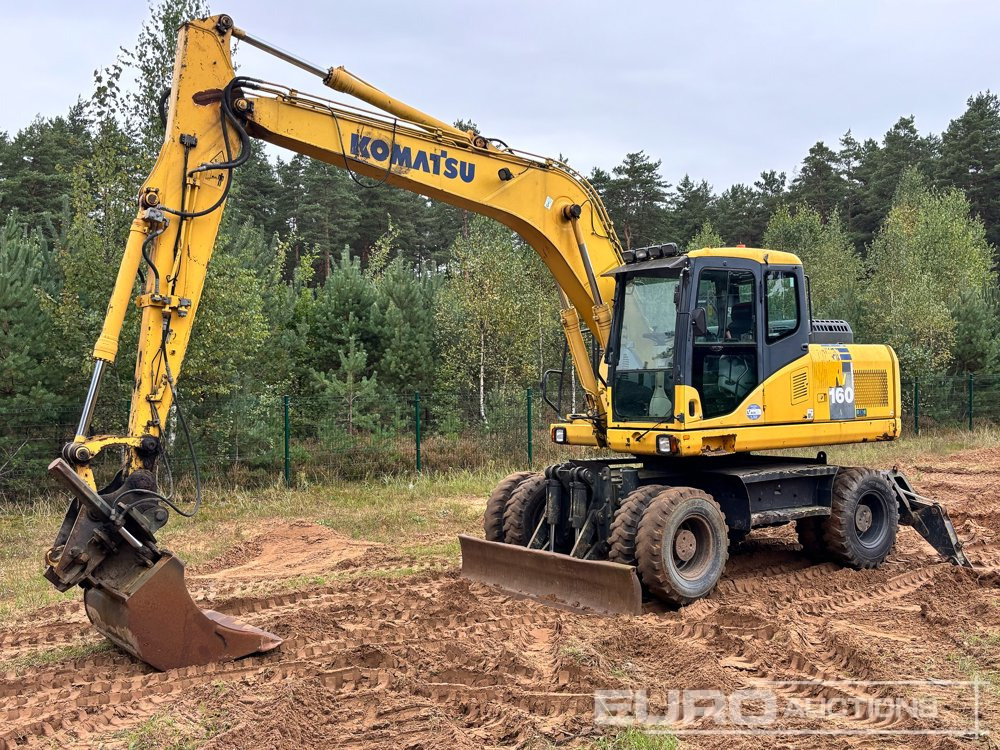 2011 Komatsu PW160-7E0 - Bager točkaš: slika 1 2011 Komatsu PW160-7E0 - Bager točkaš: slika 1
