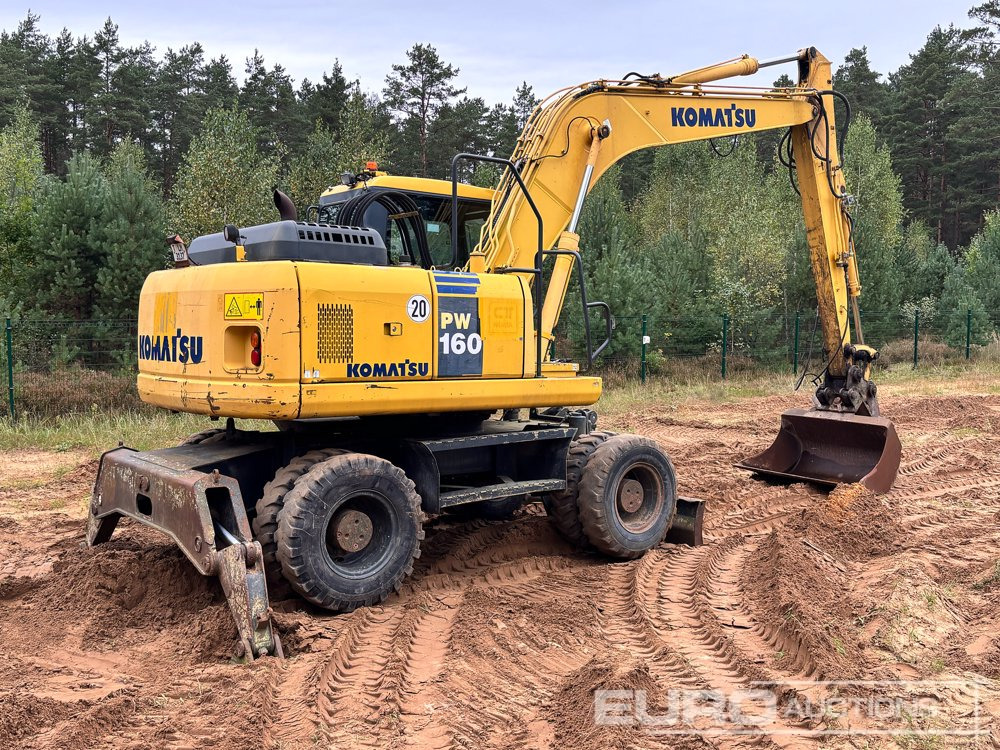 2011 Komatsu PW160-7E0 - Bager točkaš: slika 5 2011 Komatsu PW160-7E0 - Bager točkaš: slika 5