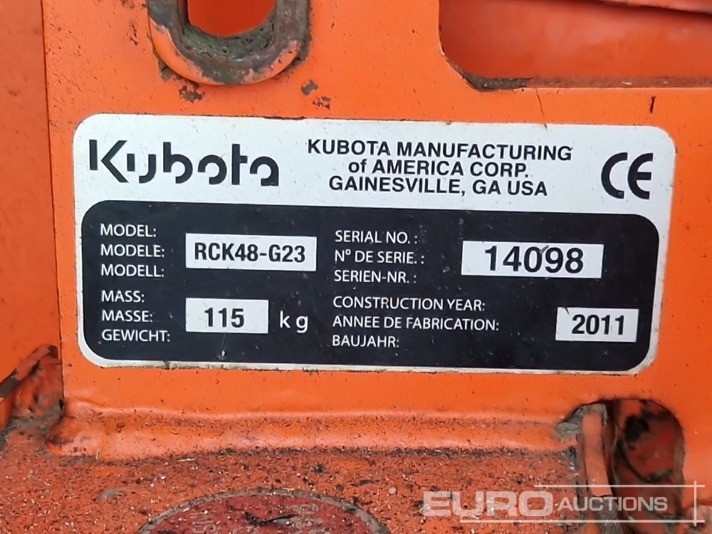 Baštenska kosačica 2011 Kubota G23: slika 14