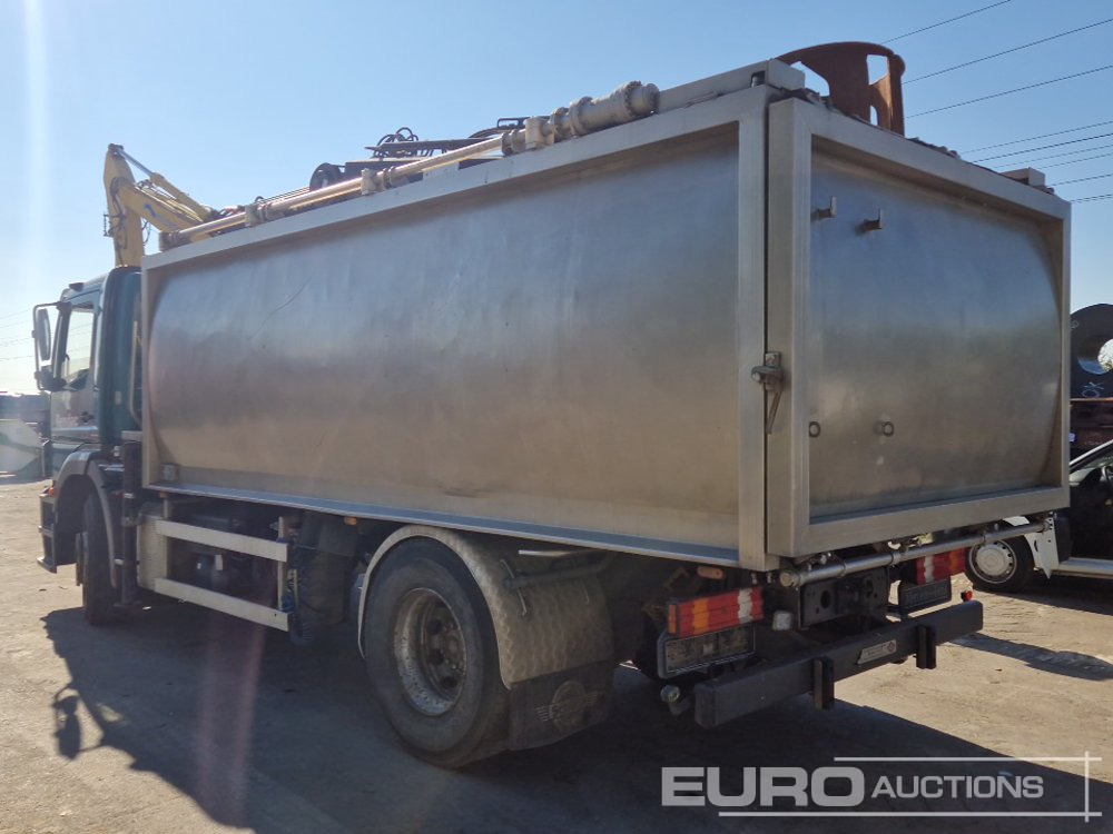 2011 Mercedes Axor 1824L 4x2, MKG Crane, Grapple, Stamps, Stainless Steel Tiltable Container, Stainless Steel Hydraulic Top Covers, Automatic Gearbox, Airco (German Reg. Docs. Available) - Istovarivač: slika 3 2011 Mercedes Axor 1824L 4x2, MKG Crane, Grapple, Stamps, Stainless Steel Tiltable Container, Stainless Steel Hydraulic Top Covers, Automatic Gearbox, Airco (German Reg. Docs. Available) - Istovarivač: slika 3