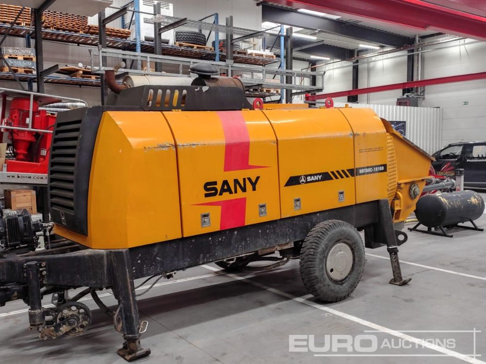 2011 Sany HBT60C-1816D - Auto pumpa za beton: slika 1 2011 Sany HBT60C-1816D - Auto pumpa za beton: slika 1