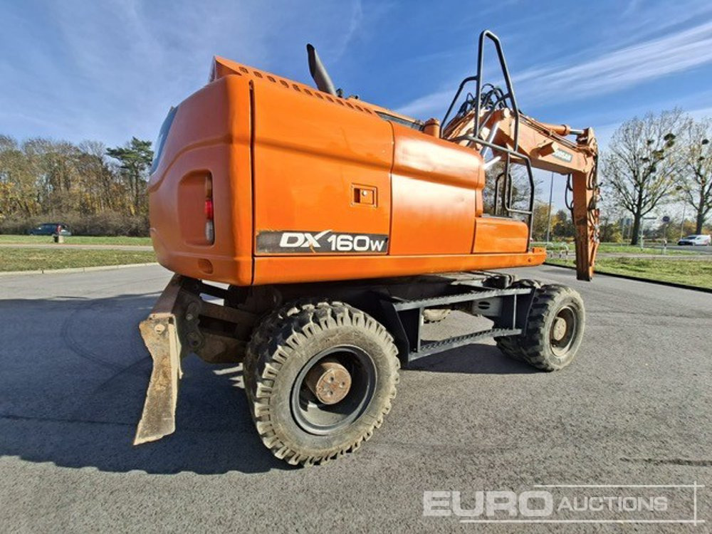 2013 Doosan DX160W-3 - Bager točkaš: slika 4 2013 Doosan DX160W-3 - Bager točkaš: slika 4