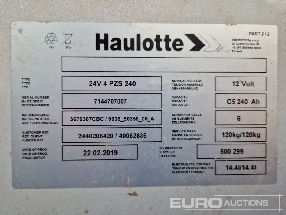 Jarbolna penjajuća platforma 2013 Haulotte Star 10: slika 21 Jarbolna penjajuća platforma 2013 Haulotte Star 10: slika 21