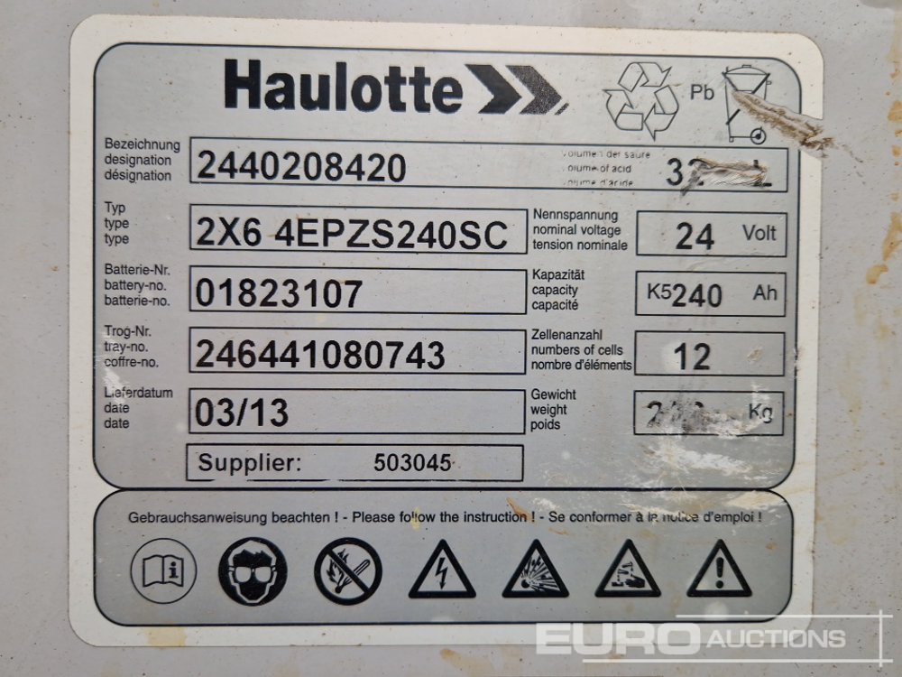 Jarbolna penjajuća platforma 2013 Haulotte Star 8: slika 19