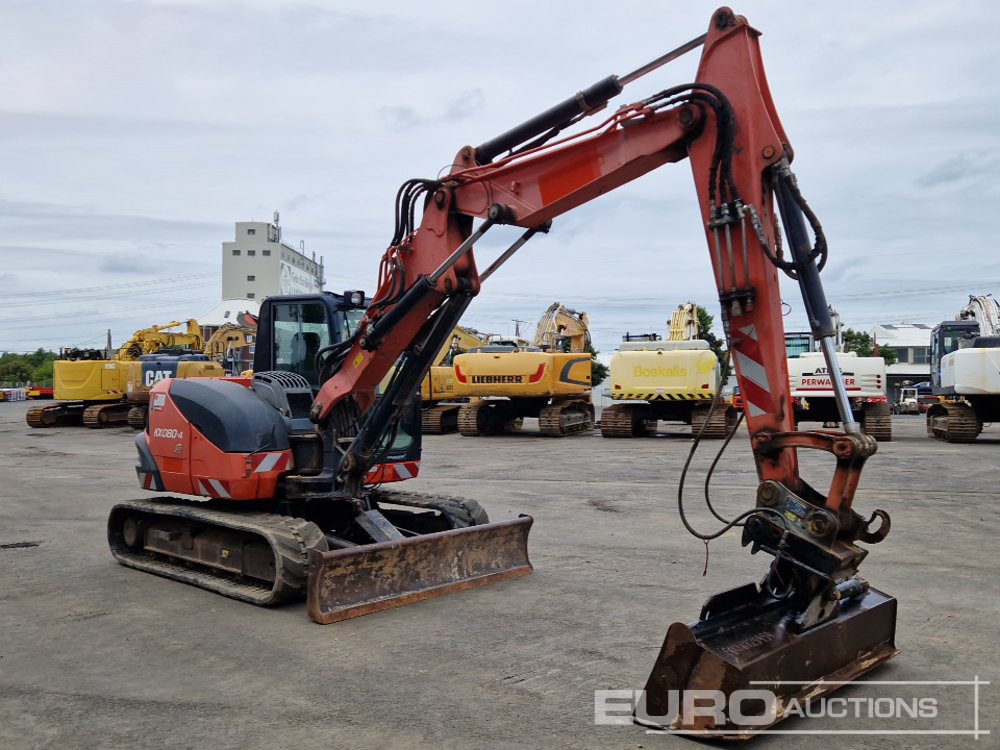 2014 Kubota KX080-4 - Mini bager: slika 3 2014 Kubota KX080-4 - Mini bager: slika 3
