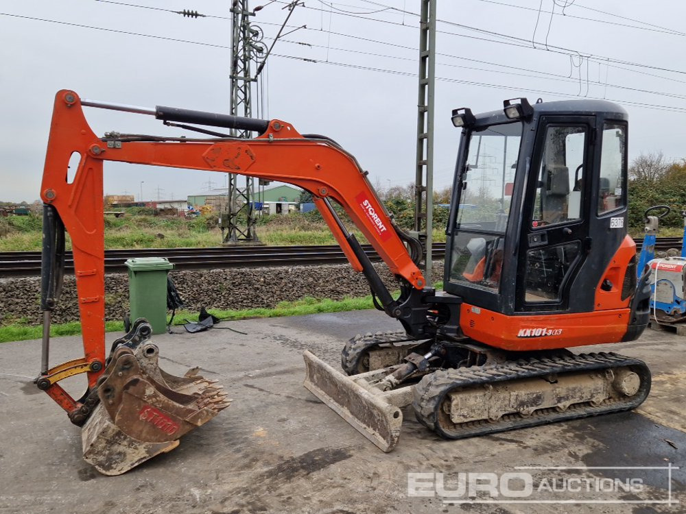 2014 Kubota KX101-3 A3 - Mini bager: slika 1 2014 Kubota KX101-3 A3 - Mini bager: slika 1