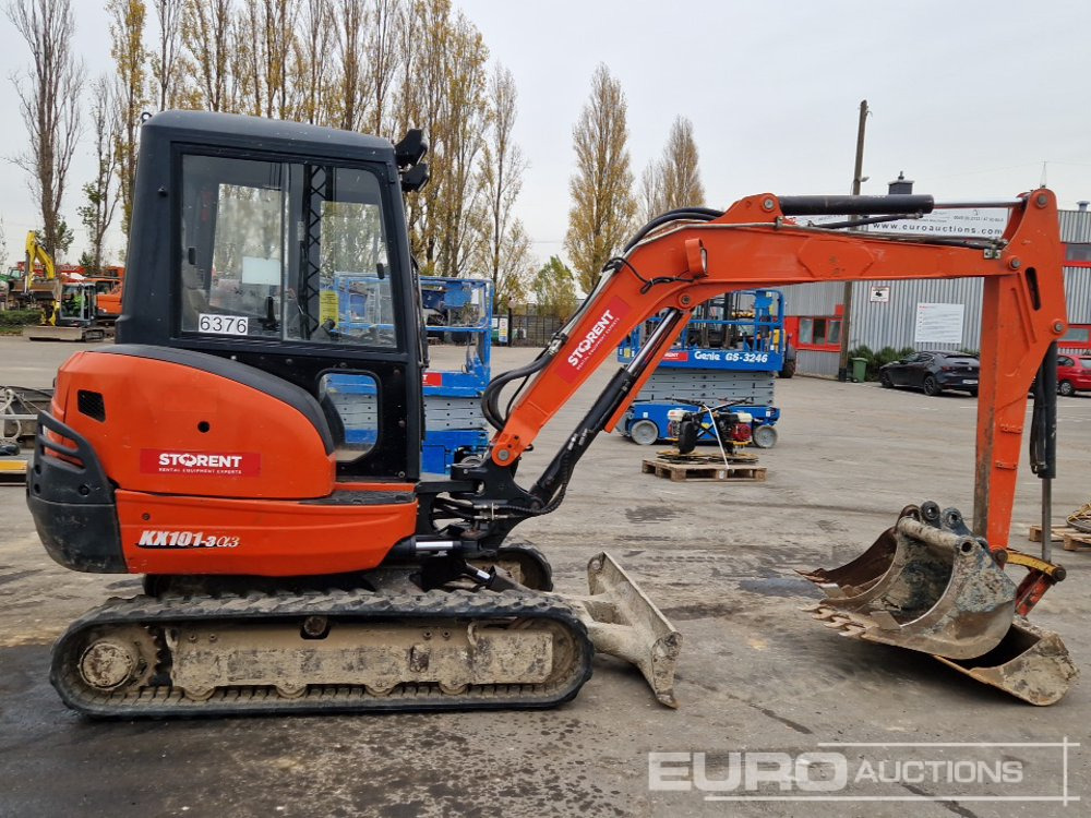 2014 Kubota KX101-3 A3 - Mini bager: slika 5 2014 Kubota KX101-3 A3 - Mini bager: slika 5