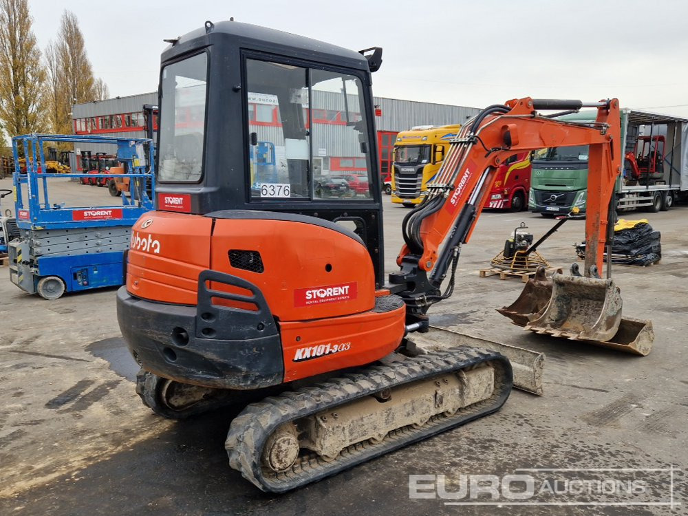 2014 Kubota KX101-3 A3 - Mini bager: slika 4 2014 Kubota KX101-3 A3 - Mini bager: slika 4