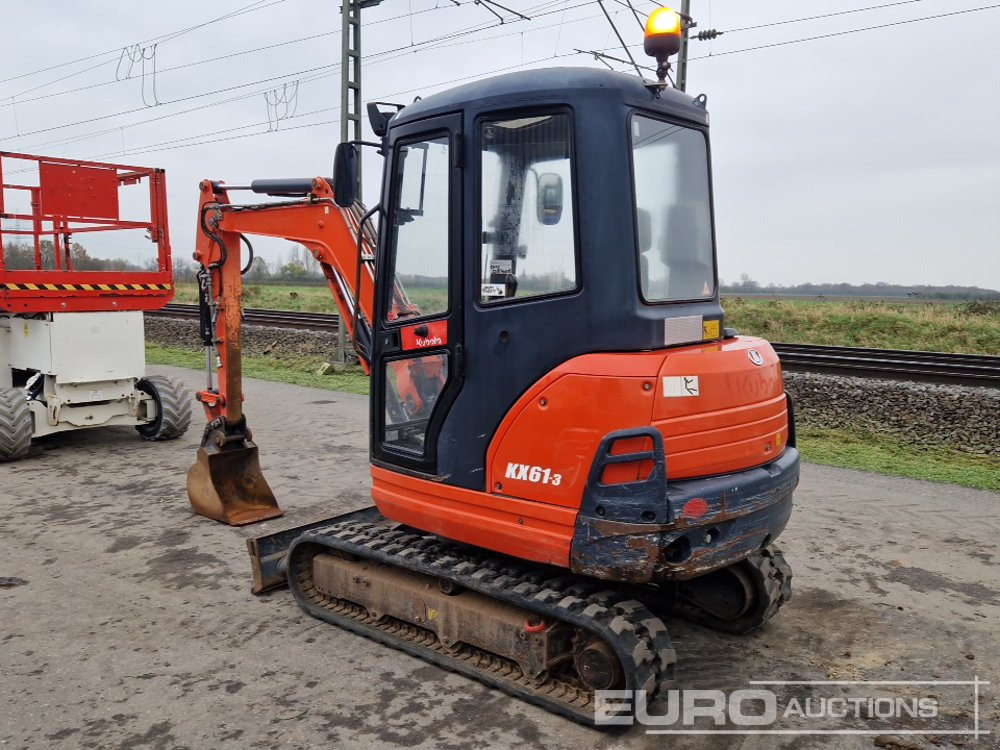 2014 Kubota KX61-3 - Mini bager: slika 3 2014 Kubota KX61-3 - Mini bager: slika 3