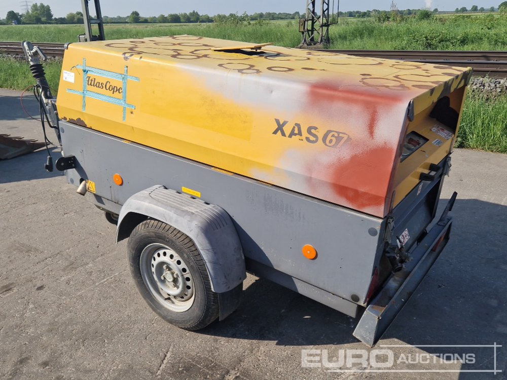 2015 Atlas Copco XAS67 130CFM - Kompresor za vazduh: slika 2 2015 Atlas Copco XAS67 130CFM - Kompresor za vazduh: slika 2