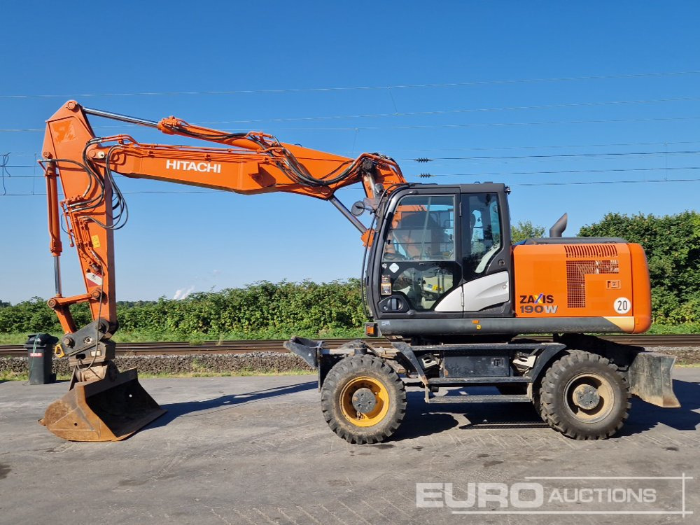 2015 Hitachi ZX190W-5 - Bager točkaš: slika 2 2015 Hitachi ZX190W-5 - Bager točkaš: slika 2