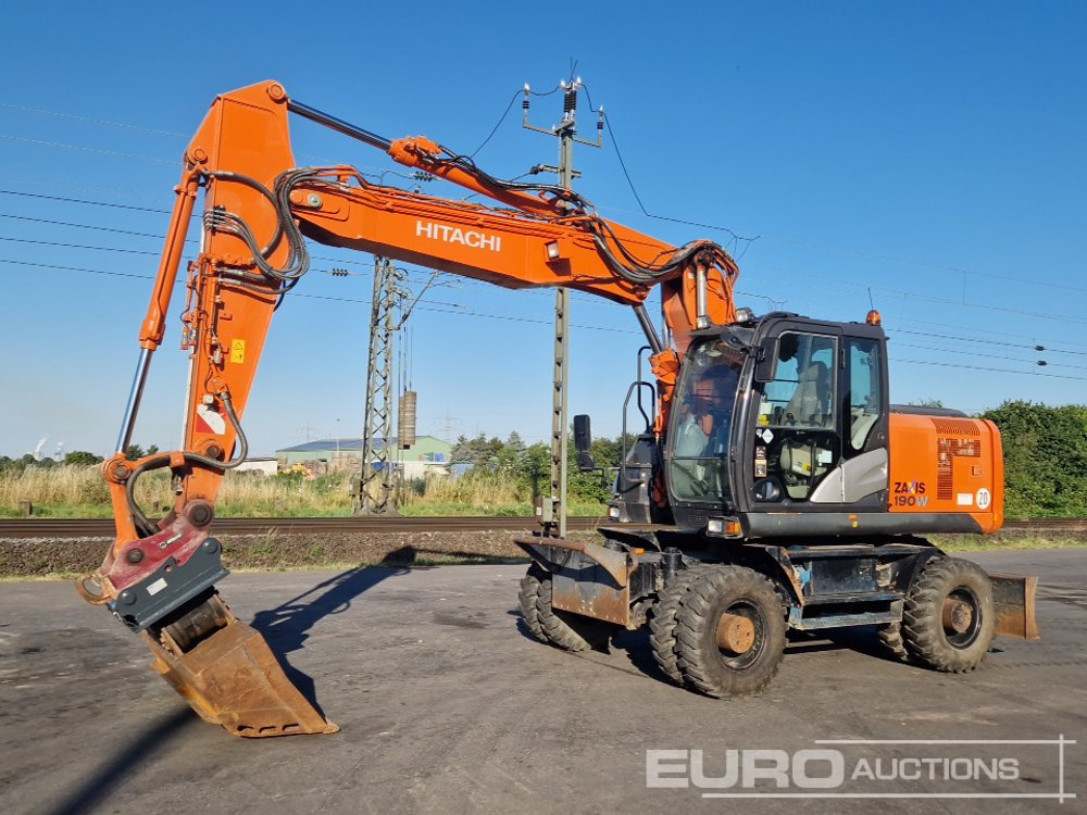 2015 Hitachi ZX190W-5B - Bager točkaš: slika 1 2015 Hitachi ZX190W-5B - Bager točkaš: slika 1