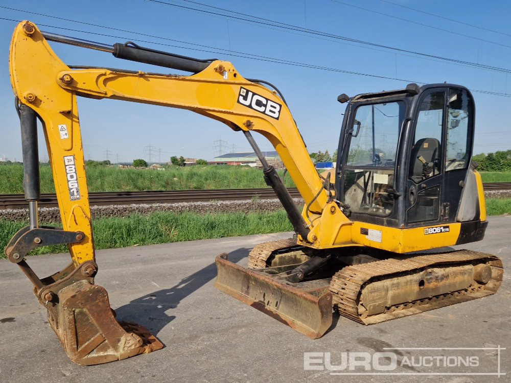 2015 JCB 8061CTS - Mini bager: slika 1 2015 JCB 8061CTS - Mini bager: slika 1