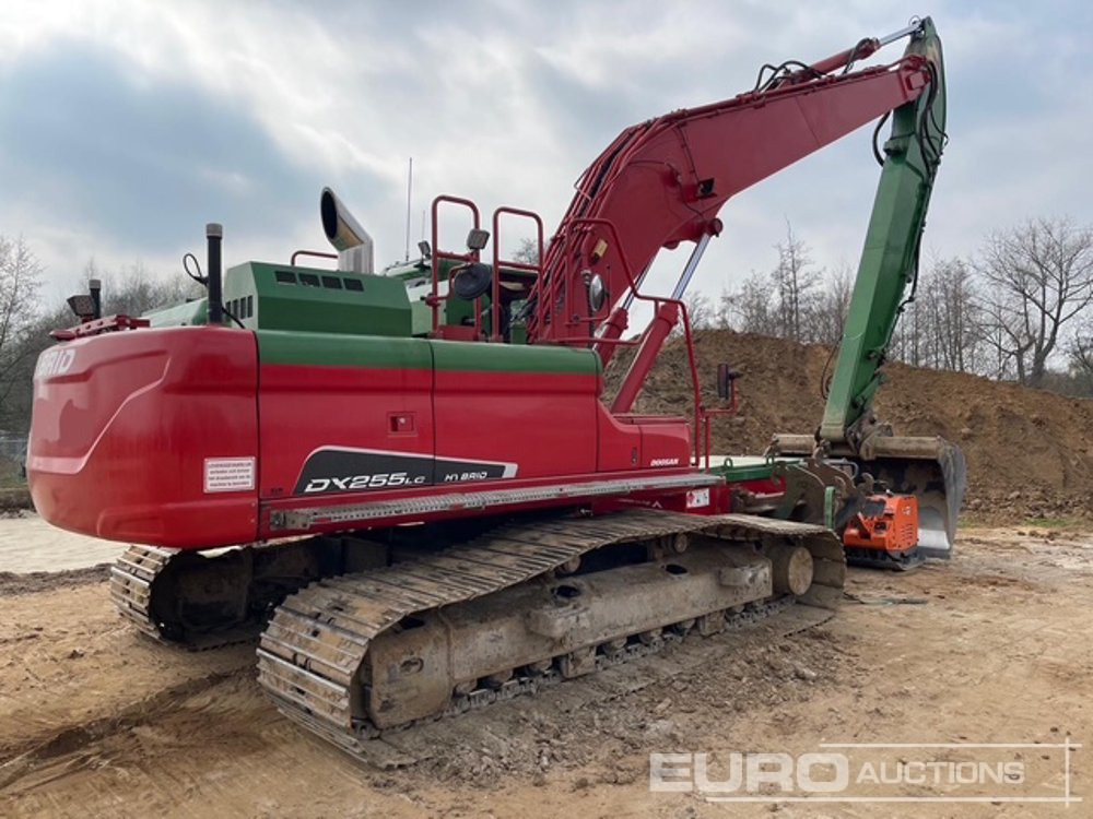2016 Doosan DX255LC-5 - Bager guseničar: slika 3 2016 Doosan DX255LC-5 - Bager guseničar: slika 3