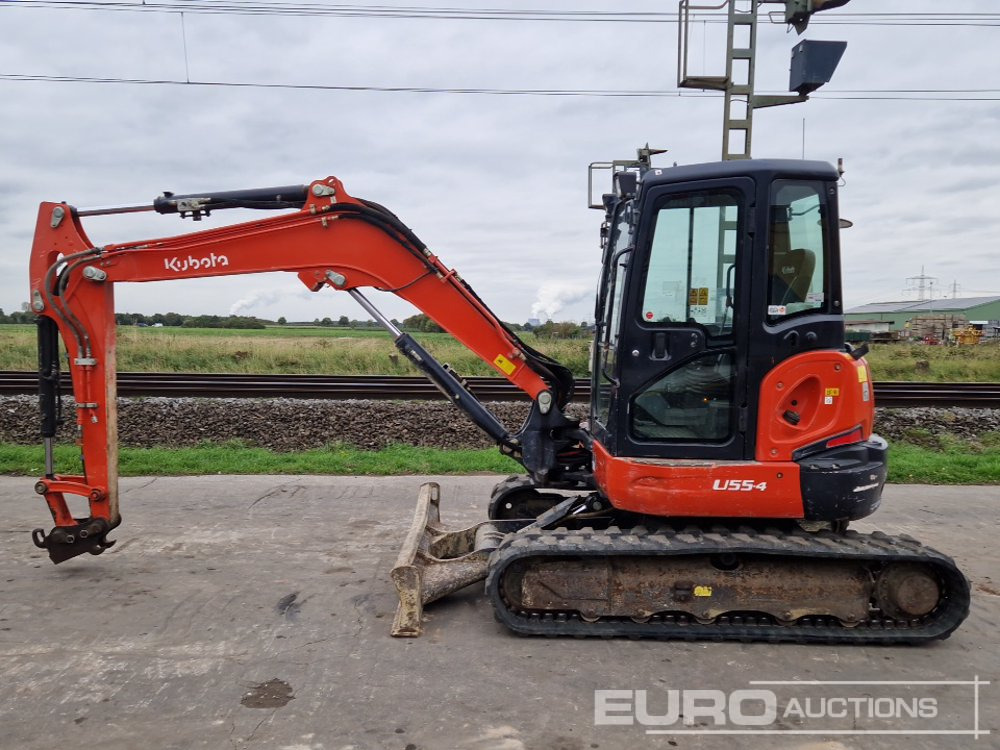 2016 Kubota U55-4 - Mini bager: slika 2 2016 Kubota U55-4 - Mini bager: slika 2