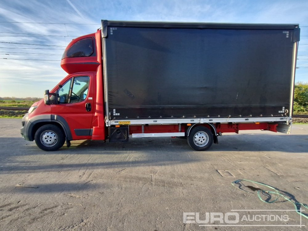 2017 Peugot Boxer, Electric Windows, A/C, Curtain Sider, JEGGER Boxes (New Engine (63000 km)) - Dostavno vozilo sa ceradom: slika 2 2017 Peugot Boxer, Electric Windows, A/C, Curtain Sider, JEGGER Boxes (New Engine (63000 km)) - Dostavno vozilo sa ceradom: slika 2