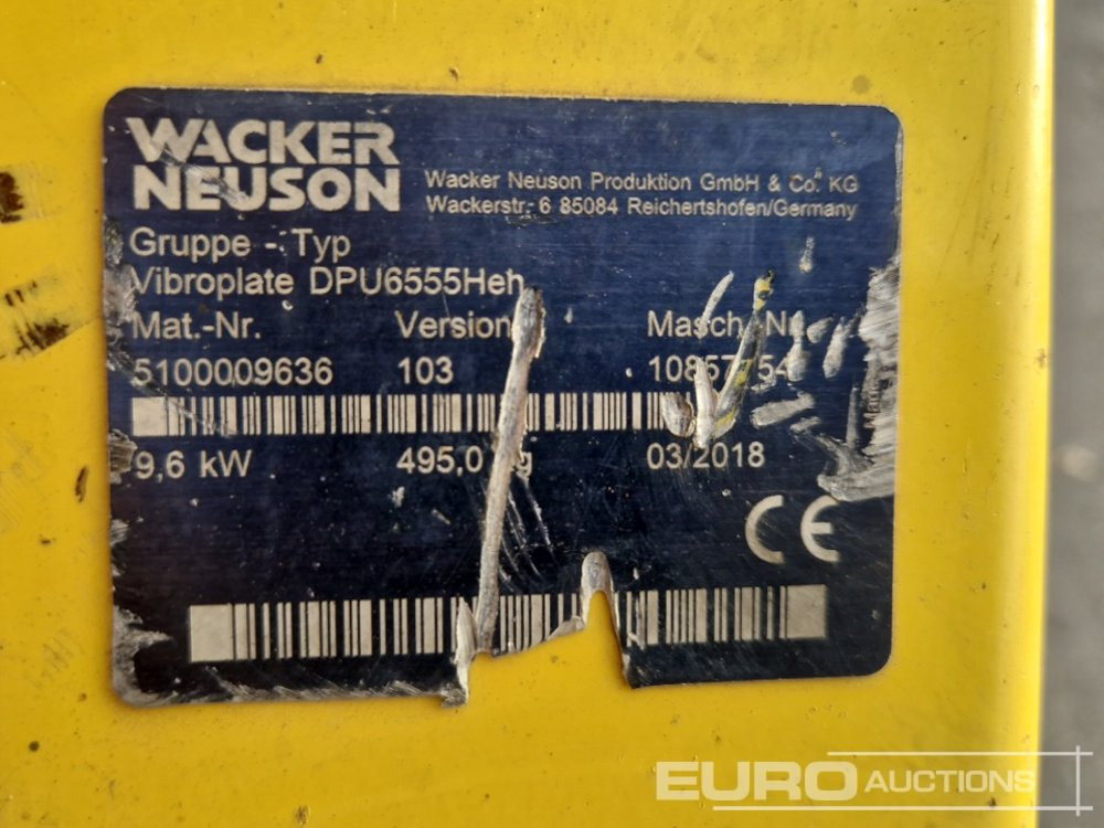 Mašina za asfalt 2018 Wacker Neuson DPU6555HEH: slika 9 Mašina za asfalt 2018 Wacker Neuson DPU6555HEH: slika 9