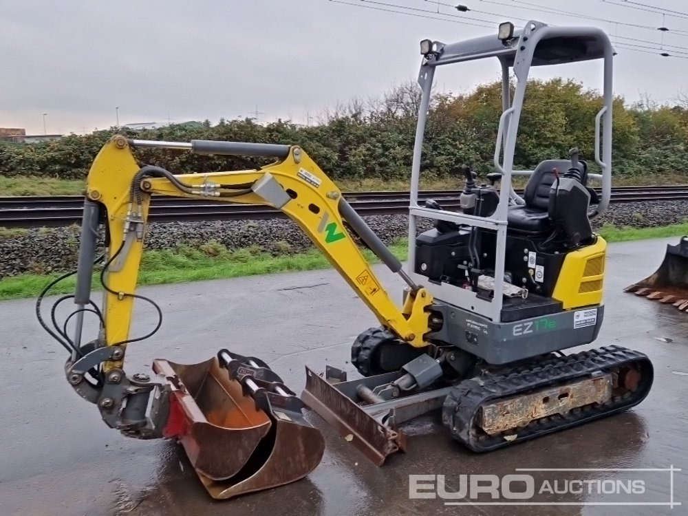 2020 Wacker Neuson EZ17E - Mini bager: slika 1 2020 Wacker Neuson EZ17E - Mini bager: slika 1