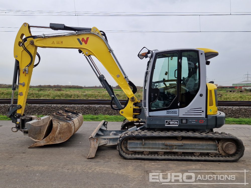 2021 Wacker Neuson EZ80 - Mini bager: slika 2 2021 Wacker Neuson EZ80 - Mini bager: slika 2