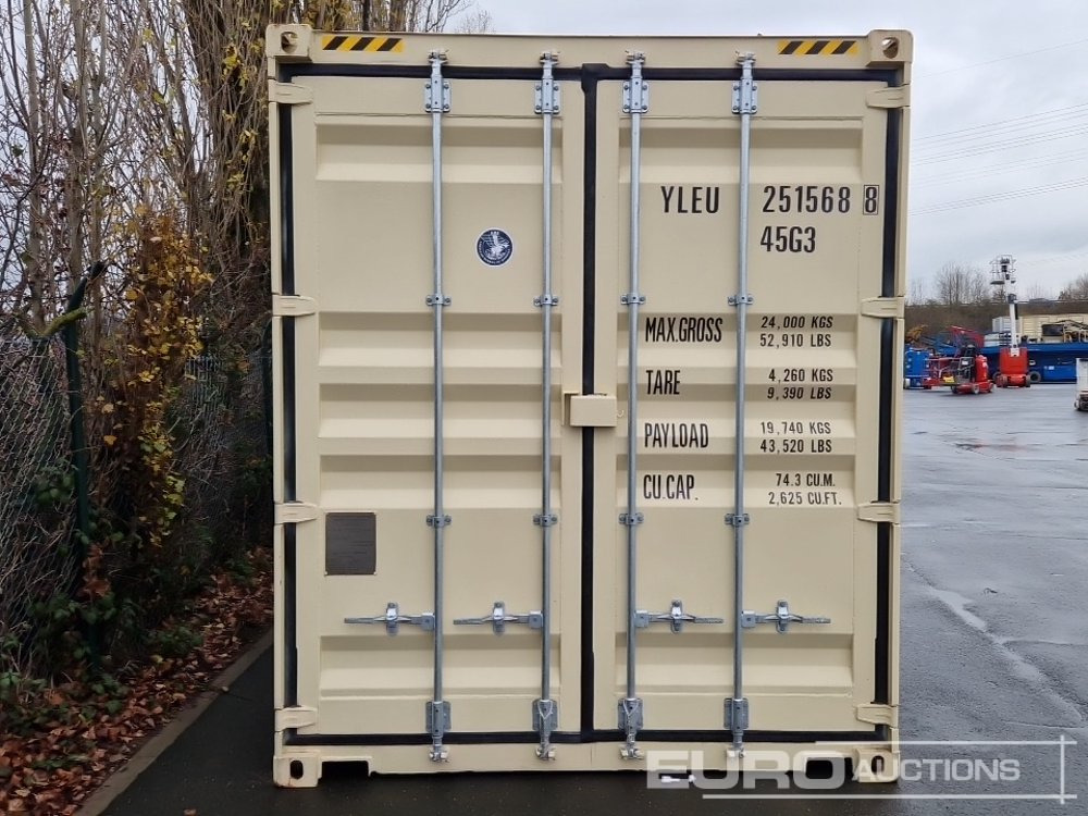 Brodski kontejner 2025 40' HQ Container, One Side 4 Doors, One End Door: slika 8