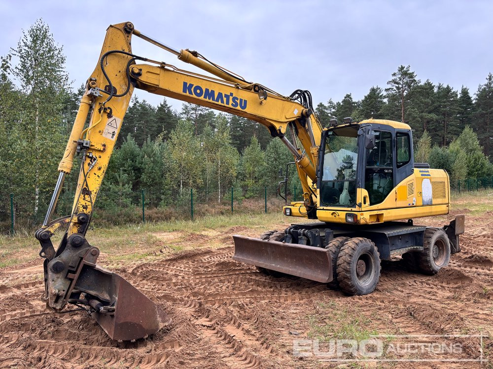 Komatsu PW160-7 - Bager točkaš: slika 1 Komatsu PW160-7 - Bager točkaš: slika 1