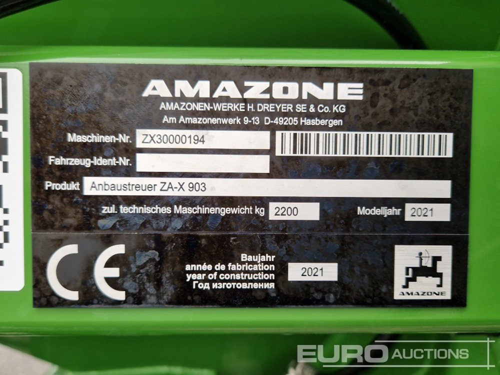 Poljoprivredna mašina 2021 Amazone ZA-X 903: slika 12
