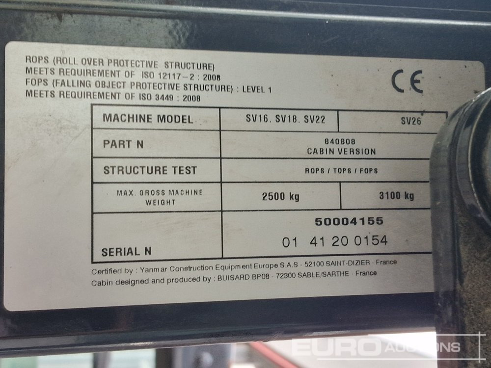 Rezervni deo za Bager Cabin to suit Excavator: slika 9