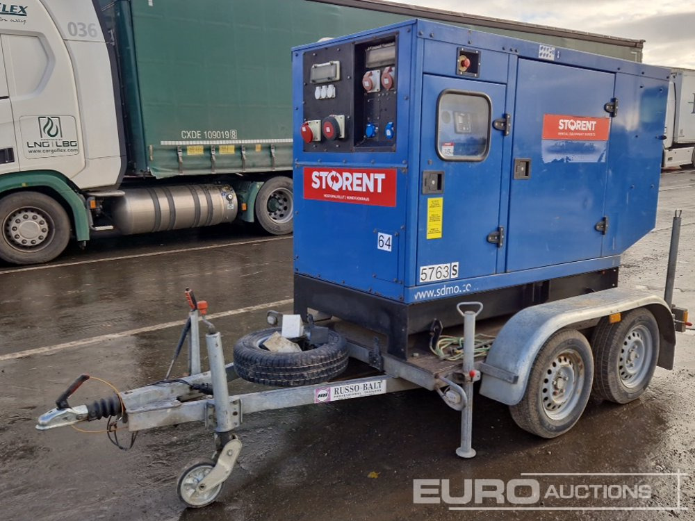 SDMO J88 80kVA Twin Axle Generator - Set generatora: slika 1 SDMO J88 80kVA Twin Axle Generator - Set generatora: slika 1