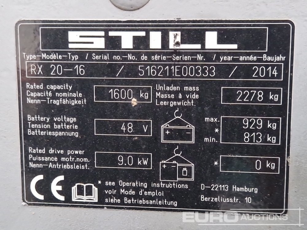 Viljuškar Still RX20-16: slika 22