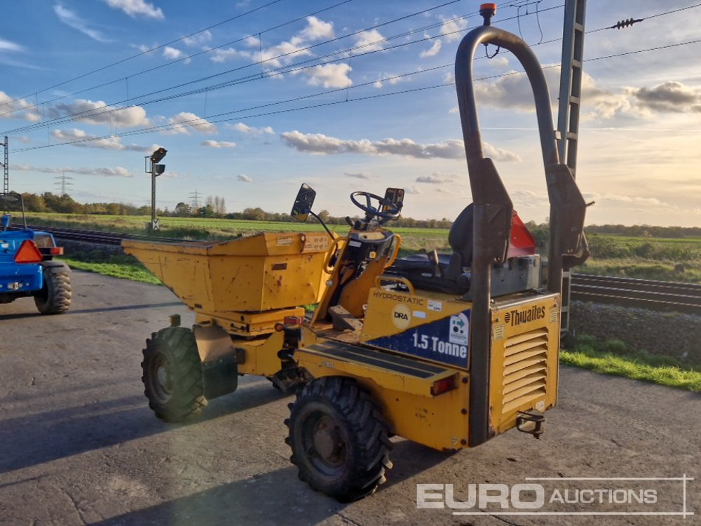 Thwaites 1.5 Ton High-Tip Swivel Skip Dumper, Roll Bar - Mini kiper: slika 4 Thwaites 1.5 Ton High-Tip Swivel Skip Dumper, Roll Bar - Mini kiper: slika 4