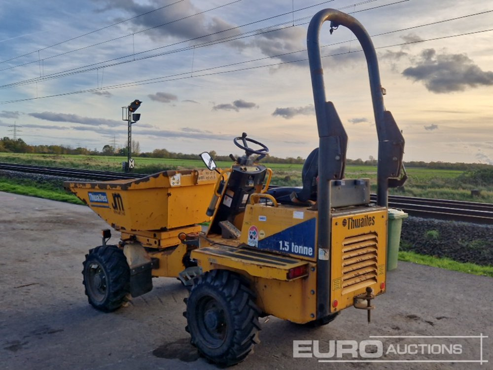 Thwaites 1.5 Ton High-Tip Swivel Skip Dumper, Roll Bar - Mini kiper: slika 4 Thwaites 1.5 Ton High-Tip Swivel Skip Dumper, Roll Bar - Mini kiper: slika 4