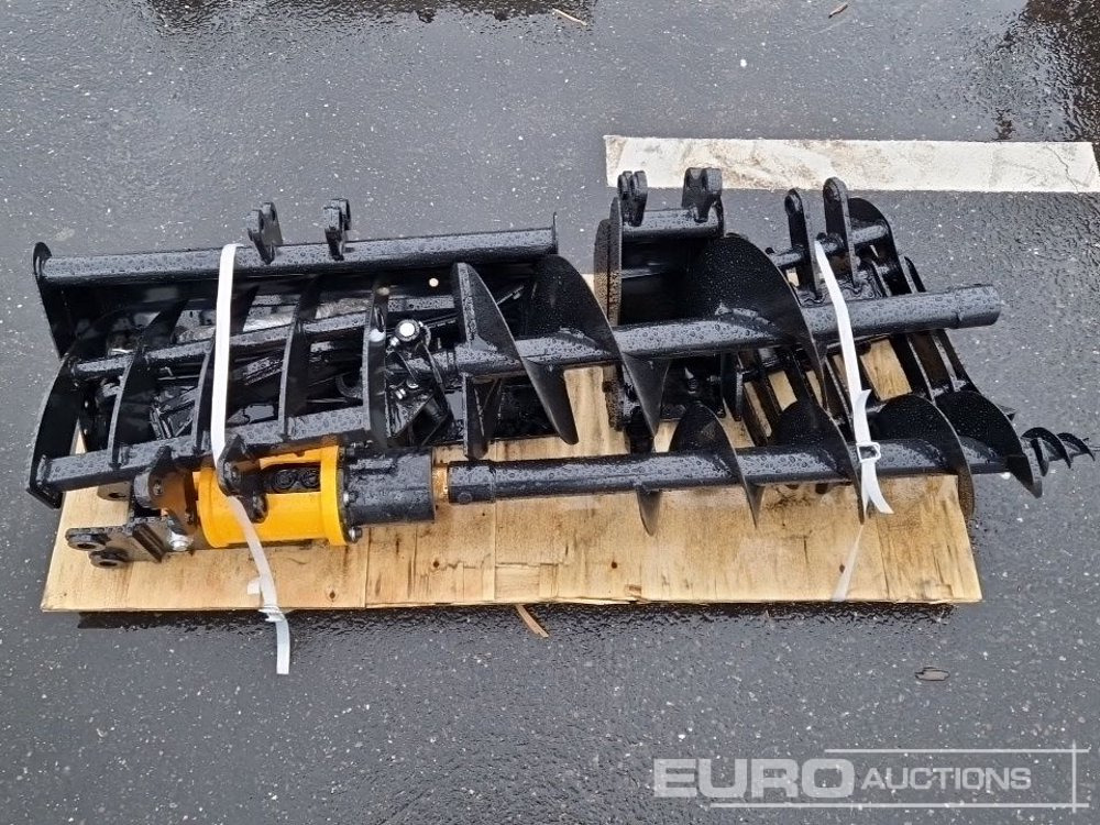 Unused 2025 Miva QTY (8) Excavator Attachment, Rake, Ripper, Grabber, 12” Auger, 16” Auger, 8” Digging Bucket, 32” Bucket - Kašika: slika 1 Unused 2025 Miva QTY (8) Excavator Attachment, Rake, Ripper, Grabber, 12” Auger, 16” Auger, 8” Digging Bucket, 32” Bucket - Kašika: slika 1