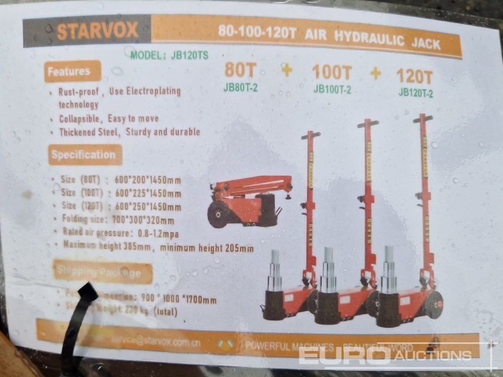 Unused 2025 STARVOX JB120TS - Građevinska oprema: slika 2 Unused 2025 STARVOX JB120TS - Građevinska oprema: slika 2