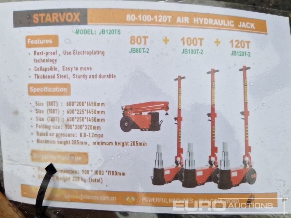 Unused 2025 STARVOX JB120TS - Građevinska oprema: slika 2 Unused 2025 STARVOX JB120TS - Građevinska oprema: slika 2