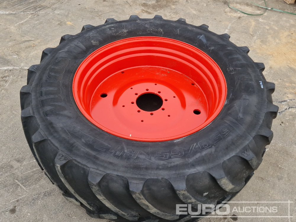 Unused Claas 650/65R42 Mitas Tyre, Arion Rim, 650/65R42 Mitas Tyres on Claas Arion Rim - Guma: slika 5 Unused Claas 650/65R42 Mitas Tyre, Arion Rim, 650/65R42 Mitas Tyres on Claas Arion Rim - Guma: slika 5